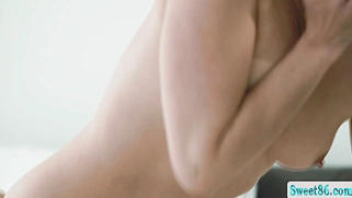 Lesbian stepmom licks and fingers her stepdaughter