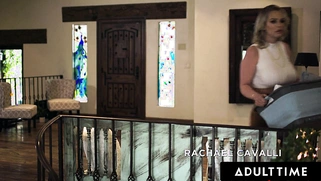 Stepmom Rachel Cavalli CATCHES her porn-addicted stepson masturbating and FUCKS HIM!