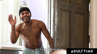 Chanel Camryn gets a HOT DOUBLE FACIAL after they fucked her brains out!