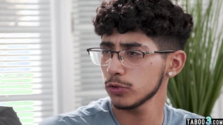 Naughty blonde MILF teaching son in law