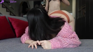 Big Booty Japanese stepsister craves daddy's white dick full video at porntotal