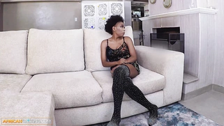 Busty Ebony MILF Hardcore Pounded By Big White Cock In Interracial Casting