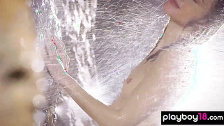 Totally sultry teen drops of her bikini