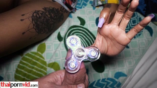 Thai teen Lily Koh dildoed her tight ass