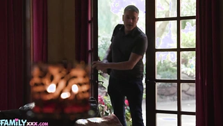 Stepfather loves my teenage pussy the most (Maria Angel)