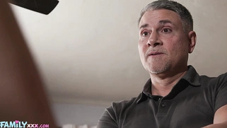 Stepfather loves my teenage pussy the most (Maria Angel)