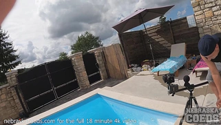 Sofie & Josie Pool Tease