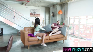 Annoying latina wants to feel bros dick