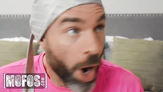 Alix Star and Nicole Kitt put on their sexy pajamas and suck Charles Dera's cock