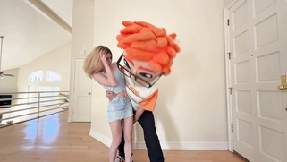 Naked Anna Kovachenko Rides My Big Dick to Creampie in PornDudeCasting!