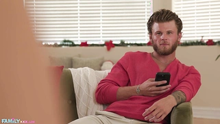 Stepsis Deep Throats Her Secret Xmas Gift