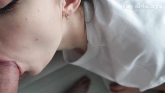 Petite Stepdaughter Gets Anal Fucked On The Couch