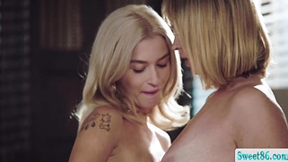 Licking my stepsisters hairy pussy and sit on her