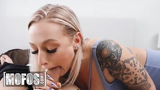 Elana Bantz Stretches Her Gorgeous Body For Parker Ambrose Before Fucking Him