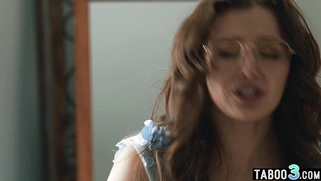 Poor teen Leana Lovings saying thank you