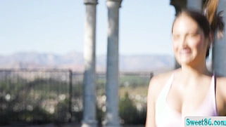 Sitting on the face of my hot and sexy trainer