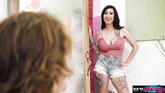 My stepcousin let me use her pussy instead of my GF