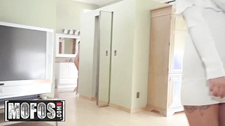 MOFOS. Ashley Adams and Zena May Share a Cock