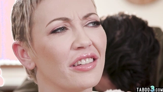 Blonde MILF wants to practice anal sex