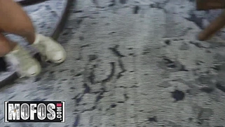 Naomi Woods takes on a giant cock