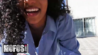 Beautiful babe Scarlit Scandal plays with a big cock in POV