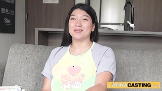 Big Tits Asian Latina Gagging Upside Down Deepthroat & Tittyfuck