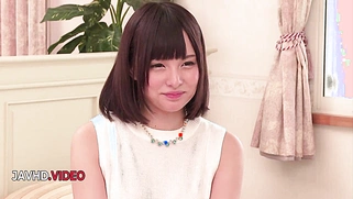 Steamy Japanese babe Mihono enjoys double penetration in her holes