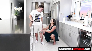 Hot MILF Helena Price Fucks a Big Young Cock