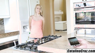 LICENSED TO BLOW - Hannah Hays Seducing New Stepdaddy