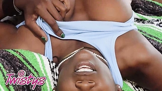 Two Hot Babes Demi Sutra & Hazel Grace Love To Have Lesbian Sex