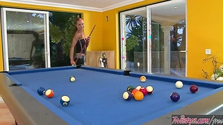 Naughty Suzie Carina Choose Making Out Over Playing Pool All The Time
