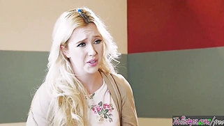 Slutty Blonde Anya Olsen Covets Her Coworkers Huge Cock For Herself