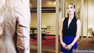 Slutty Blonde Anya Olsen Covets Her Coworkers Huge Cock For Herself
