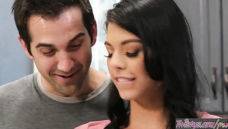 Horny Gina Valentina And Donnie Rock had Fun In Food Fight That Ended Up In Wild Fuck