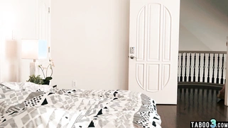 Bratty latina teen seducing her stepdad