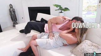 Masturbating teen got caught and fucked