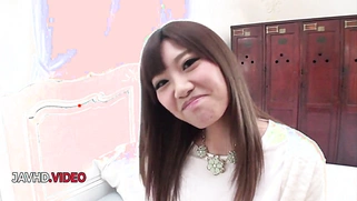 Sultry Japanese Chisa Hoshino Fucked in Her Shaved Twats Passionately
