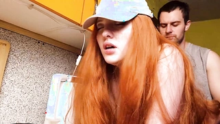 Sexy Big Natural Tits Redhead Stepdaughter Fucked For Bad Grades