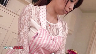 Naughty Japanese Beauty Delivers Blowjob Before Juicy Hardcore Sex Feast