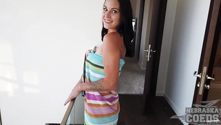Brunette Model Bella's POV Blowjob
