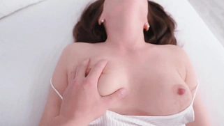 Beautiful Busty Redhead Stepsister Caught Masturbating Gets Fucked Hard