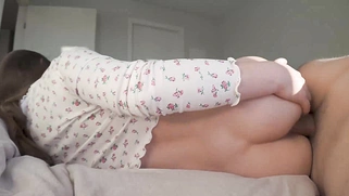 Perfect Big Natural Tits Teen Roommate Screwed And Creampied