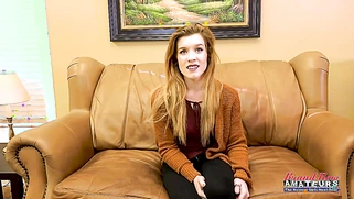 Tiny Redhead Keaton Amateur Wet Rimjob Intense Ass Pound!
