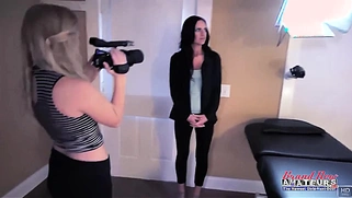 Horny Blonde Alex Fit Brunette Carmen Eat Twats 3some Cum!