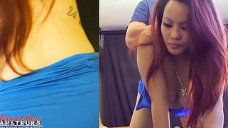 Amateur girl fucked and swallows at casting