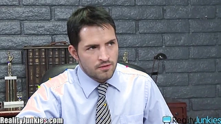 Jada Stevens Bannged on Desk