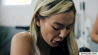 Training my lesbian client not to cum so fast