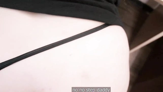 Gorgeous Busty Blonde Stepdaughter Tight Pussy Creampied