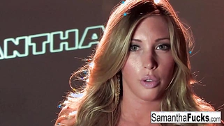 Playing with a Big Dildo, Samantha
