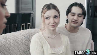 MILF biology tutor lured into threesome